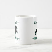 ト得ルト?私のアイスランドの馬は コーヒーマグカップ (中央)