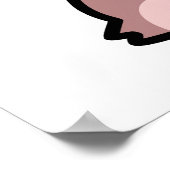 ト生まれハムジヴベビーピグおもしろいプン ポスター (角)