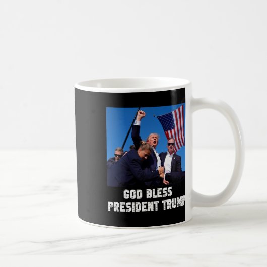 ト賛美ランプ大統領1 コーヒーマグカップ (右)