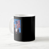 ト賛美ランプ大統領 コーヒーマグカップ (正面左)