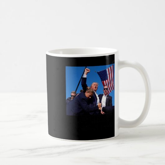 ト賛美ランプ大統領 コーヒーマグカップ (右)