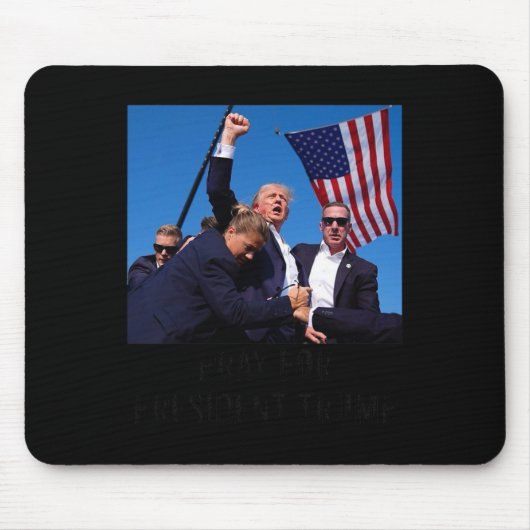 ト賛美ランプ2大統領 マウスパッド (正面)