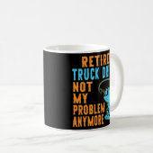 ト退職したラック運転魚釣りの退職  コーヒーマグカップ (正面右)