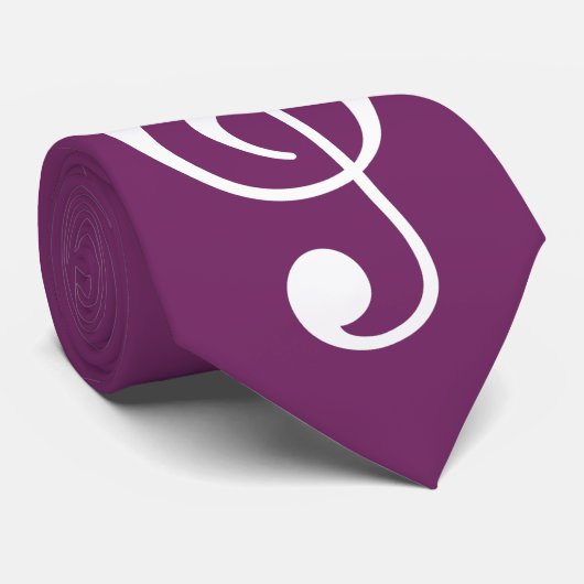 ト音記号のタイ ネクタイ (ロール)