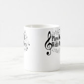 ト音記号のバンド・オーケストラと仲良く演奏しよう コーヒーマグカップ (中央)