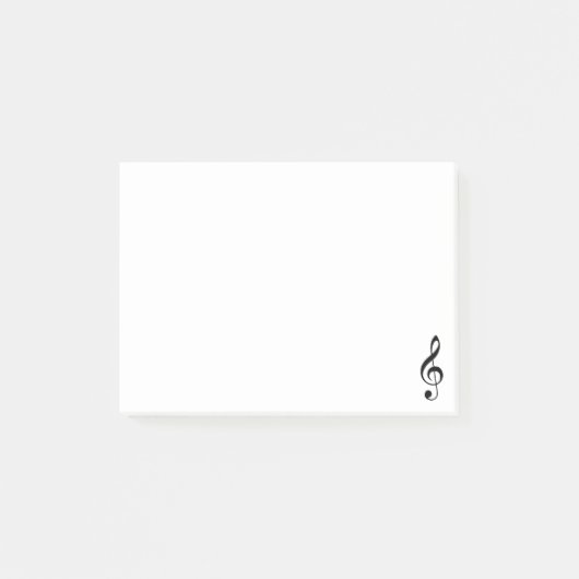 ト音記号のポスト・イット ポストイット (正面)