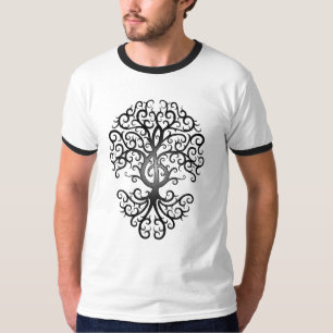 ト音記号の木 Tシャツ
