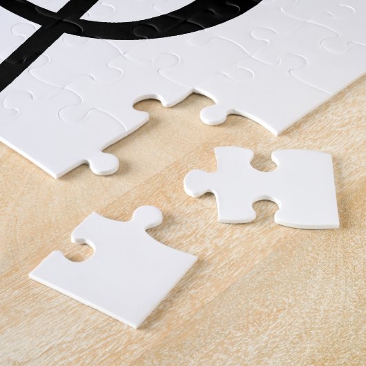 ト音記号のGクレフ、音符記号のミュージカルの記号 ジグソーパズル (側面)