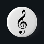 ト音記号ボタン 缶バッジ<br><div class="desc">たくさん言うシンプルなボタンはここにあります!  音楽愛好者およびミュージシャンのために意図されている。  素晴らしい声明をします!</div>