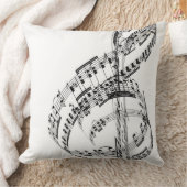 ト音記号 クッション (ブランケット)