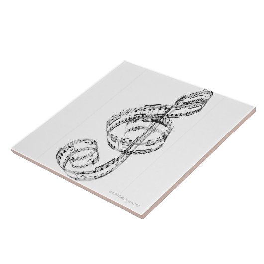 ト音記号 タイル (側面)