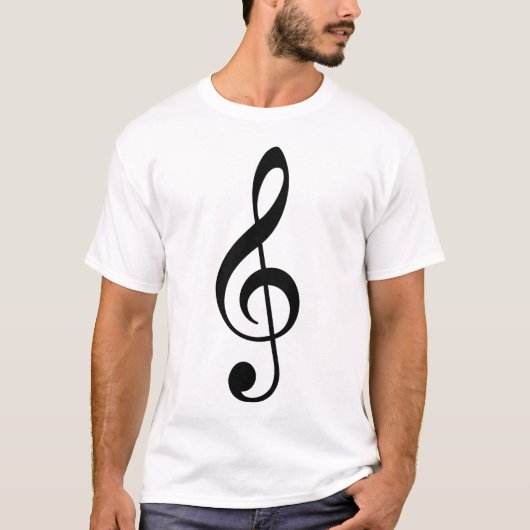 ト音記号 Tシャツ (正面)