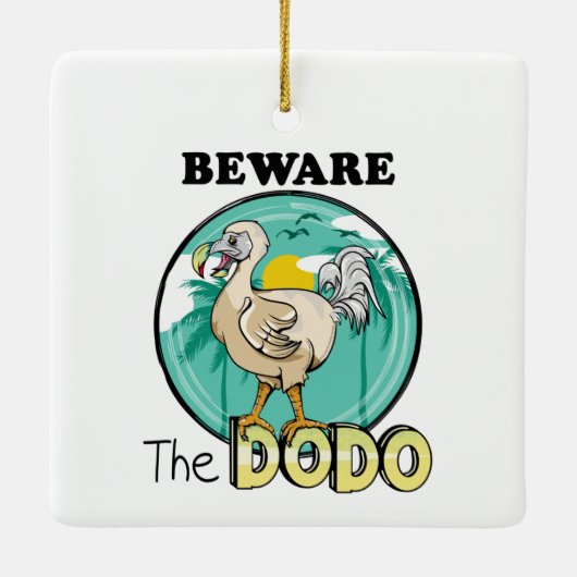 ドおもしろいド熱帯島 セラミックオーナメント (裏面)