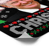 ドおもしろいナルドトランプのメリークリスマスファミリー醜いSwe ポスター (角)