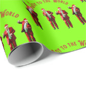 ドおもしろいナルドトランプの世界への喜び ラッピングペーパー (ロールコーナー)