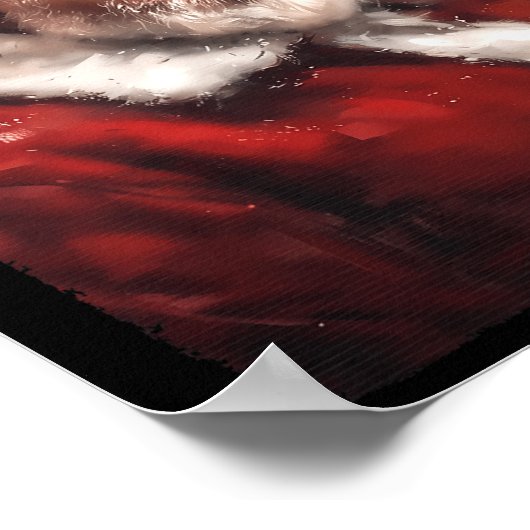 ドおもしろいナルドトランプサンタクロースChristmas Daddy's H ポスター (角)