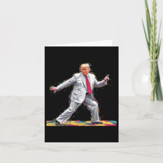 ドおもしろいナルドトランプディスコ踊り60s 70s 80s Prei カード (正面)