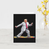 ドおもしろいナルドトランプディスコ踊り60s 70s 80s Prei カード (黄色い花)
