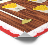 ドおもしろいナルドトランプファストフードフードバレンタインデー ポスター (角)