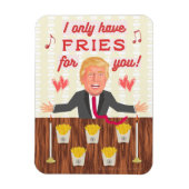 ドおもしろいナルドトランプファストフードフードバレンタインデー マグネット (縦)