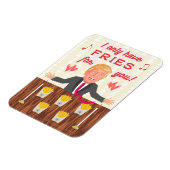 ドおもしろいナルドトランプファストフードフードバレンタインデー マグネット (左側)