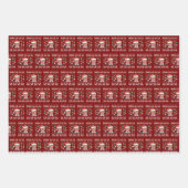 ドおもしろいナルドトランプマガララ醜いクリスマス ラッピングペーパーシート (正面)