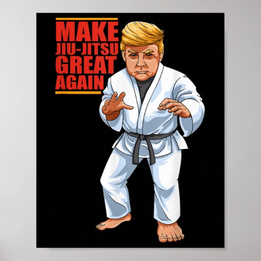 ドおもしろいナルドトランプ共和党 – 柔術とBjj ポスター (正面)
