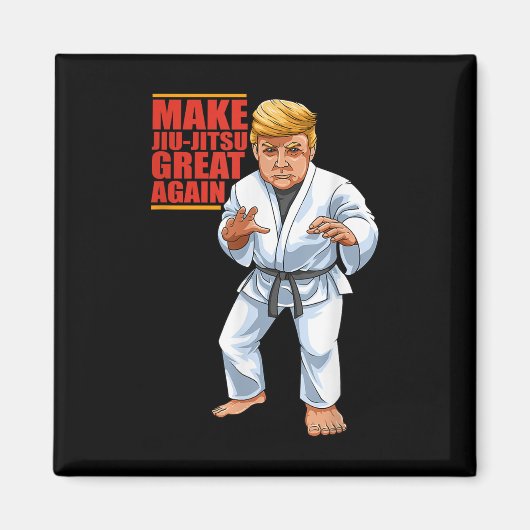 ドおもしろいナルドトランプ共和党 – 柔術とBjj マグネット (正面)