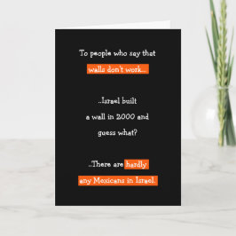 ドおもしろいナルドトランプ壁ジョーク引用文政治的ユーモア シーズンカード