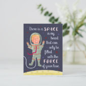 ドおもしろいナルドトランプ宇宙バレンタインデー シーズンポストカード (スタンド正面)