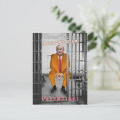 ドおもしろいナルドトランプ弾劾バレンタインデー シーズンポストカード (スタンド正面)