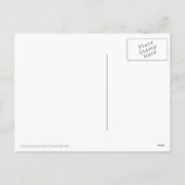 ドおもしろいナルドトランプ弾劾バレンタインデー シーズンポストカード (裏面)