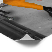 ドおもしろいナルドトランプ弾劾刑務所ユーモア ポスター (角)