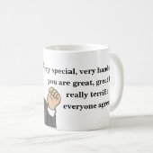 ドおもしろいナルドトランプ父の日パパマグ コーヒーマグカップ (正面右)