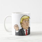 ドおもしろいナルドトランプ父の日パパマグ コーヒーマグカップ (左)