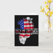 ドおもしろいナルドトランプ米国国旗カナダ・グリーンランド カード (黄色い花)