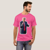 ドおもしろいナルドトランプ舞政治ユーモアのある- De Tシャツ (正面フル)