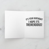 ドおもしろいナルドトランプ誕生日カード カード (内部)