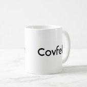 ドおもしろいナルドトランプ「Covfefe」 コーヒーマグカップ (正面右)