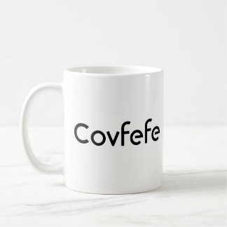 ドおもしろいナルドトランプ「Covfefe」 コーヒーマグカップ