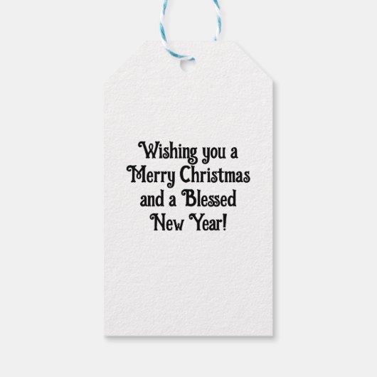 ドおもしろいナルドトランプMAGAクリスマスサンタクロース ギフトタグ (裏面)