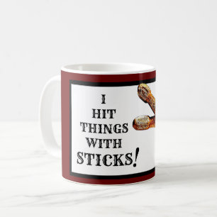 ドおもしろいラマードラム打楽器ロックバンド コーヒーマグカップ