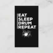 ドおもしろいラマー音楽好きのドラミング 名刺 (正面)