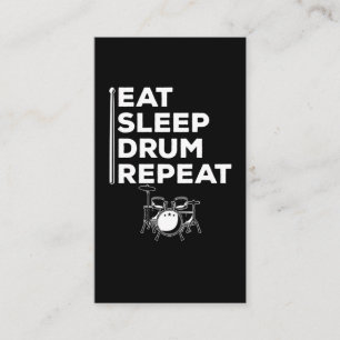 ドおもしろいラマー音楽好きのドラミング 名刺