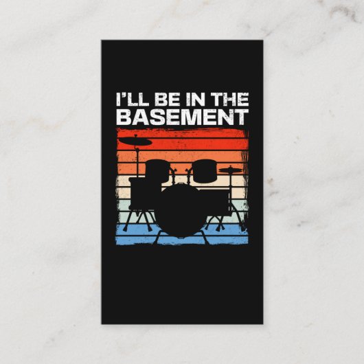 ドおもしろいラムセットレトロドラム 名刺 (正面)