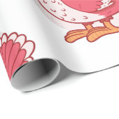 ドおもしろいルドトランプ感謝祭ターキーピンク ラッピングペーパー (ロールコーナー)