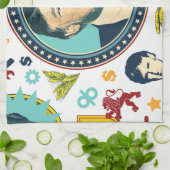 ドおもしろいルドン キッチンタオル (折り畳み)