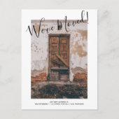 ドアおもしろいの移動告知のアップロード写真 案内ポストカード (正面)