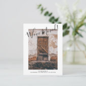 ドアおもしろいの移動告知のアップロード写真 案内ポストカード (スタンド正面)