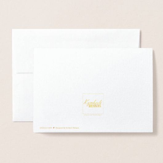 ドアが外に出る途中で当たらないでくれ！新年 箔カード (裏面封筒付き)